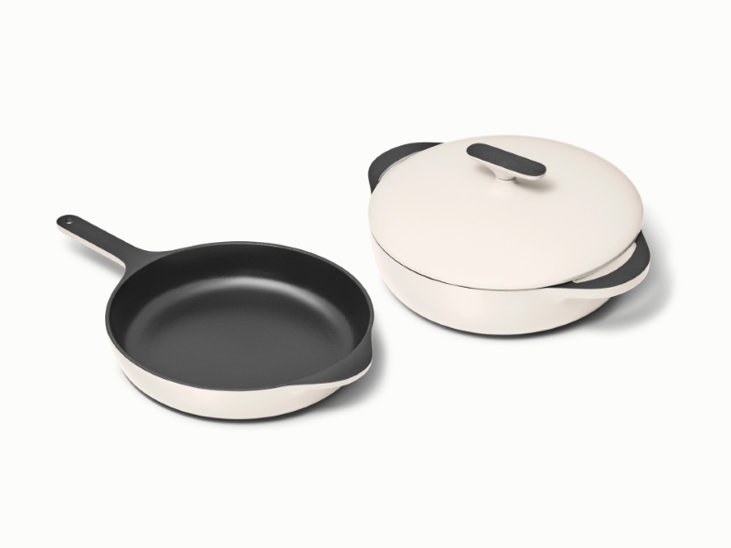 Cast Iron Skillet & Braiser Duo